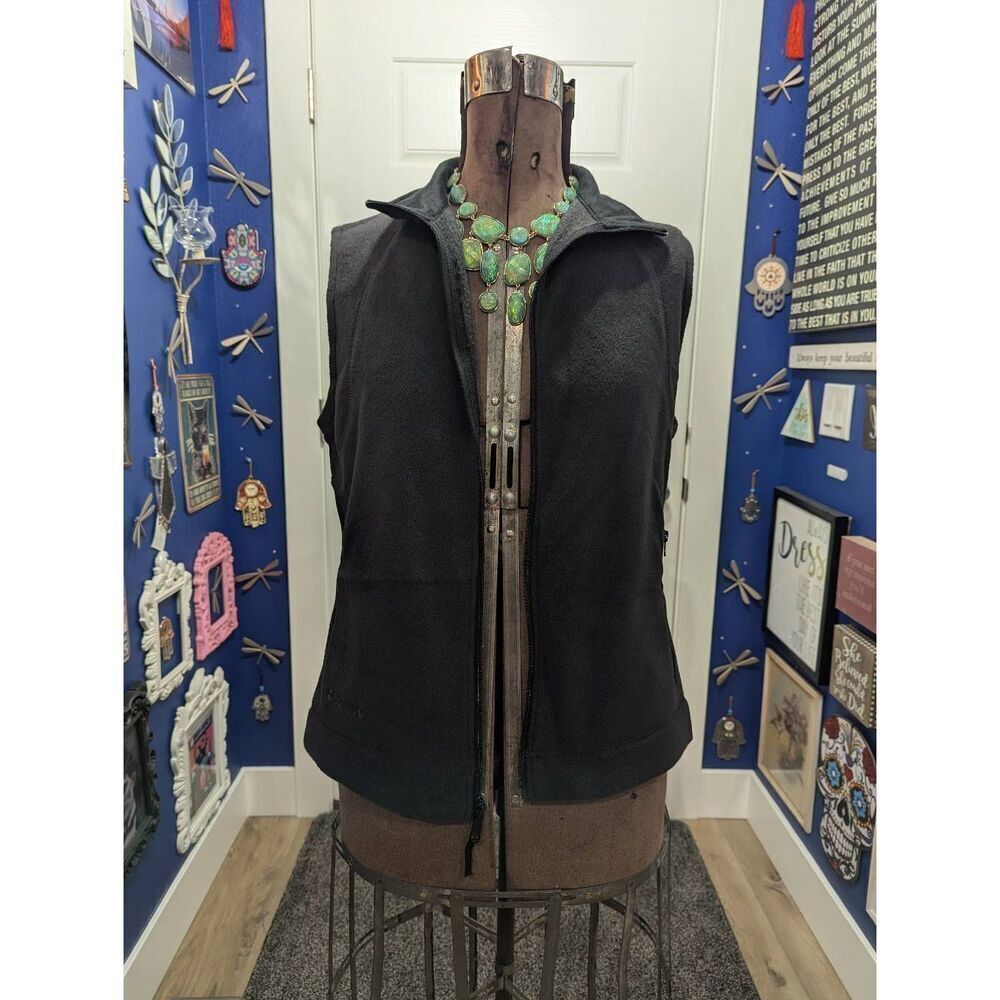 Women's Columbia Fleece Vest w/ Pockets - Picture 2 of 12